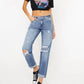 Kancan - Mid Rise Classic Boyfriend Jean
