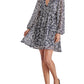 Steve Madden - Rami Floral Print Chiffon Dress