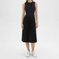 Theory - Sleek Poplin Pleated Midi Dress