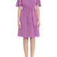Ivy & Blu - Short Flutter Sleeve A-line Dress