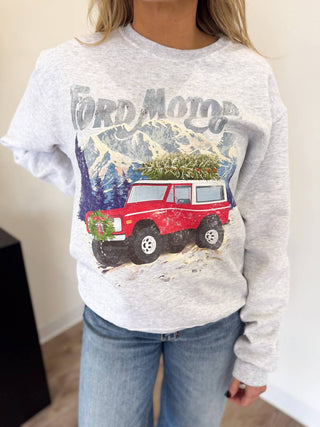 Chaudoin Creations - Faith Winter Bronco Sweatshirt