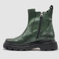 Kcr Group - Women's Modern Insulated Zip-Up Chelsea Leather Boots