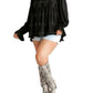 Umgee - Chenille Babydoll Top
