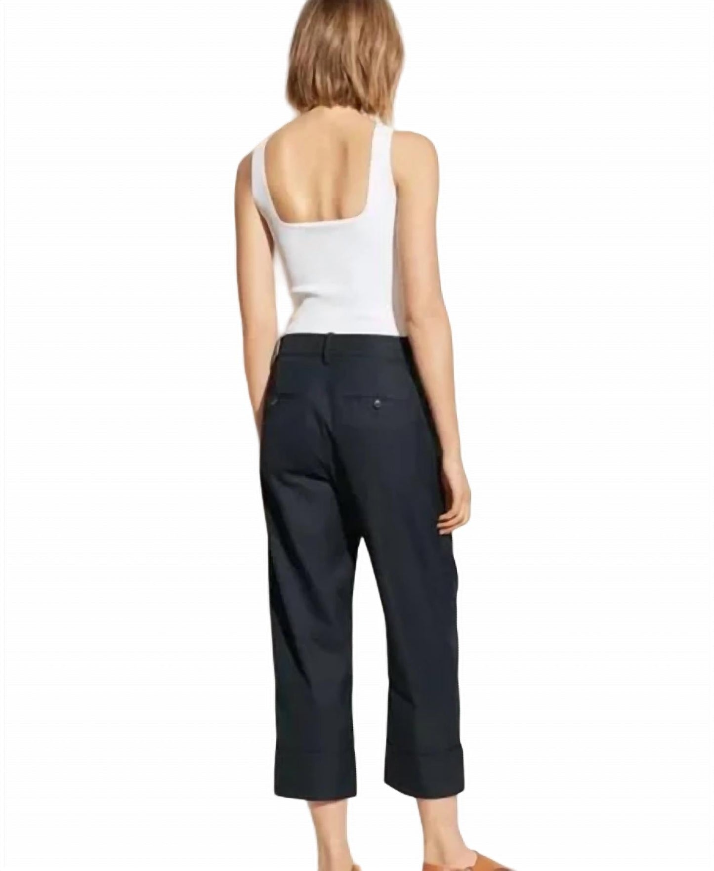 Vince - CUFFED WIDE LEG PANT