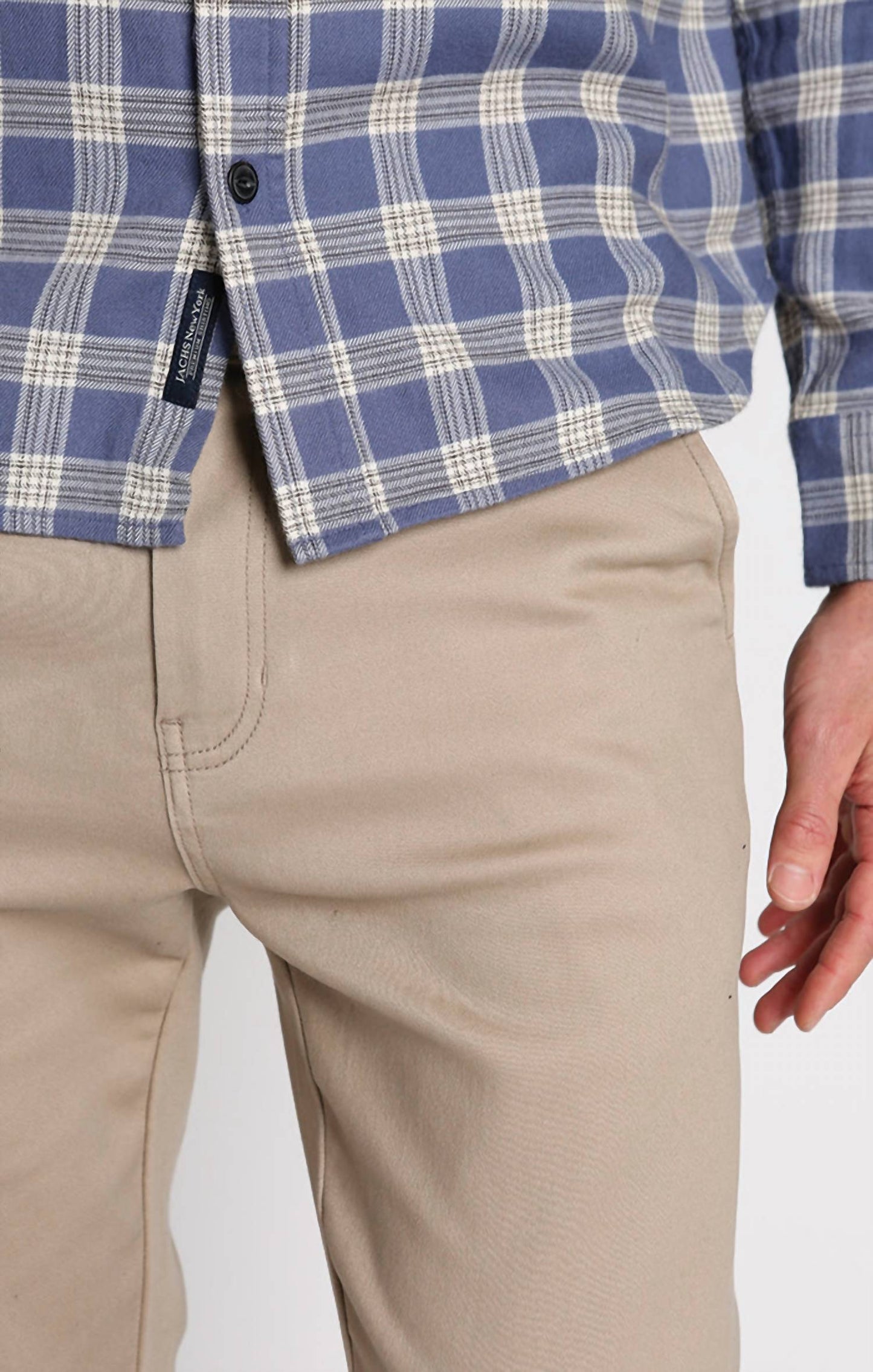 Jachs New York - Manor 6oz Stretch One Pocket Flannel Shirt