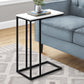 Accent Table, C-Shaped, Space-Saving Functionality