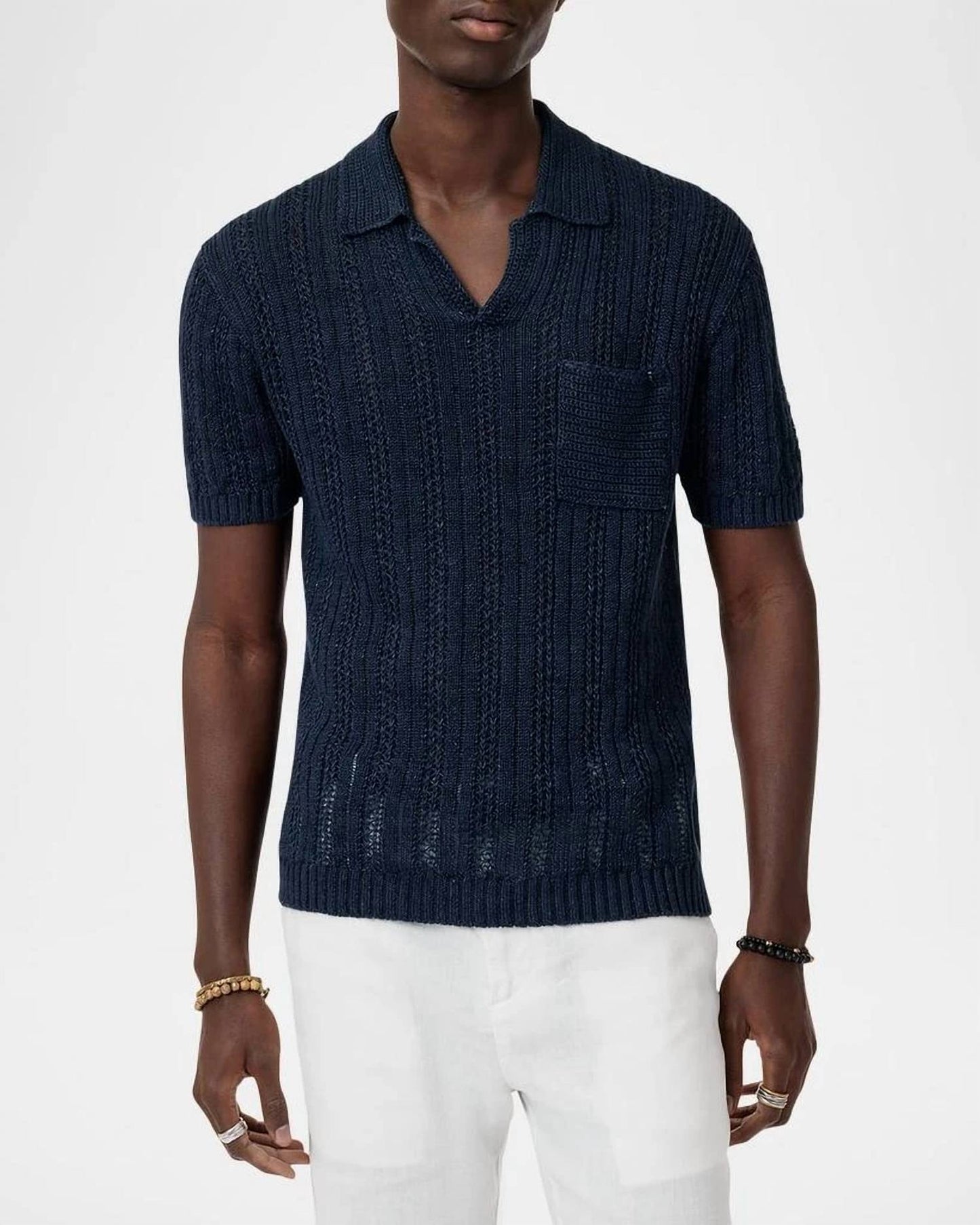 John Varvatos - Odin Linen Sweater Polo