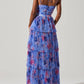 Astr - Daytona Pleated Floral Maxi Dress