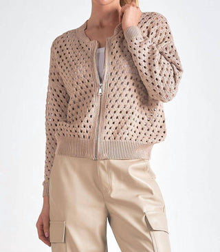 Elan - Cardigan Candice com zíper