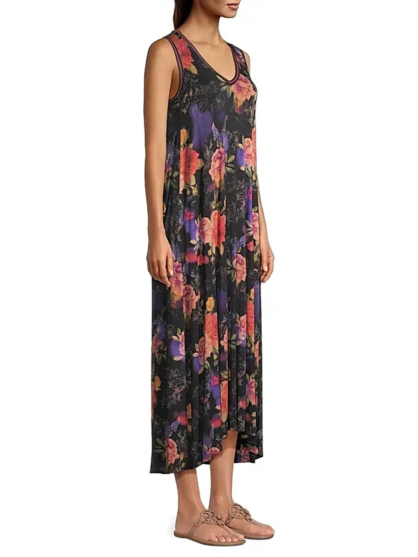 Johnny Was - Bossa Nova V-Neck Maxi Dress