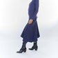 Matthildur - Emilia Contrast Stitching Long Sleeve Top