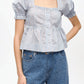 Ganni - Candy Stripe Blouse