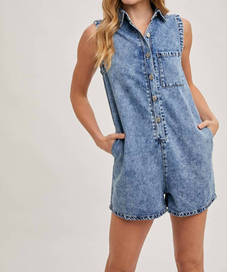 Bluivy - Macacão Jeans Dias Mais Quentes