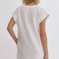 Entro - Spangled Trim Stripe Dress