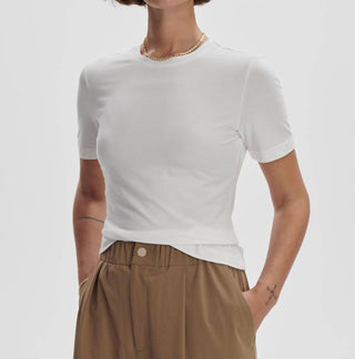 Varley - Blusa justa de manga curta Regina