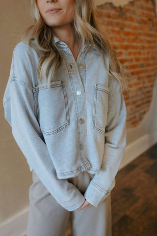 Z Supply - Jaqueta de malha curta para o dia todo