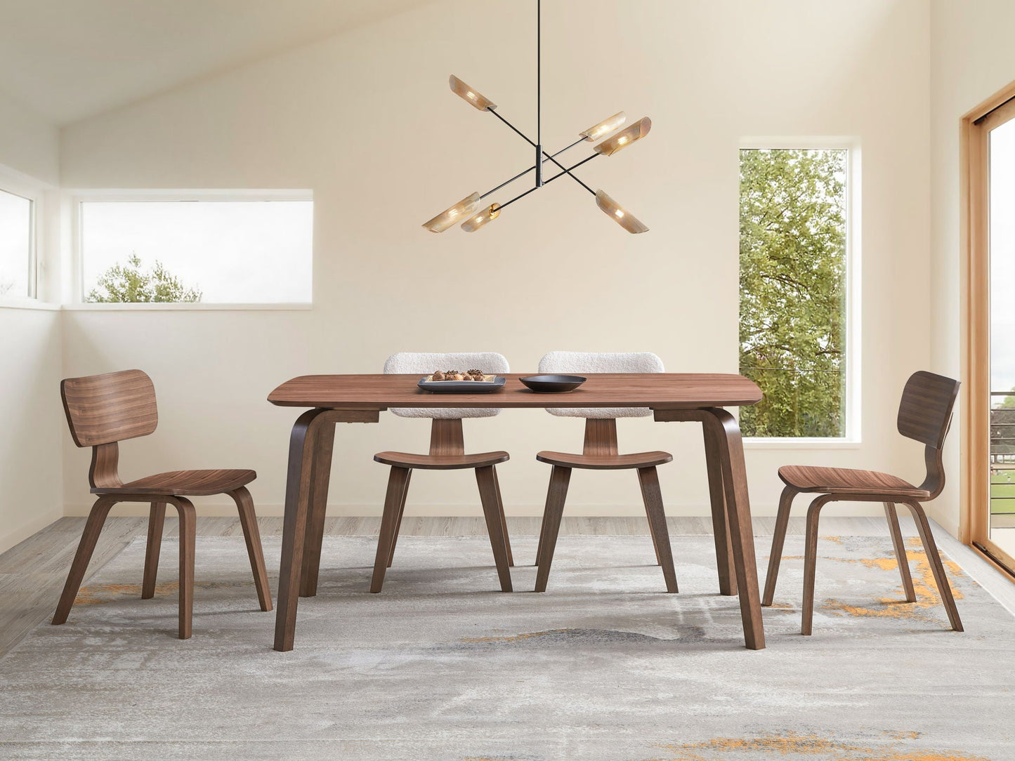 Casson Walnut Dining Table