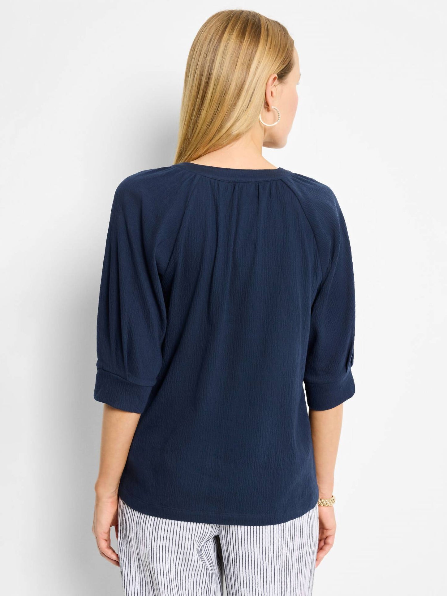 Nic + Zoe - Crinkle Knit Café Top