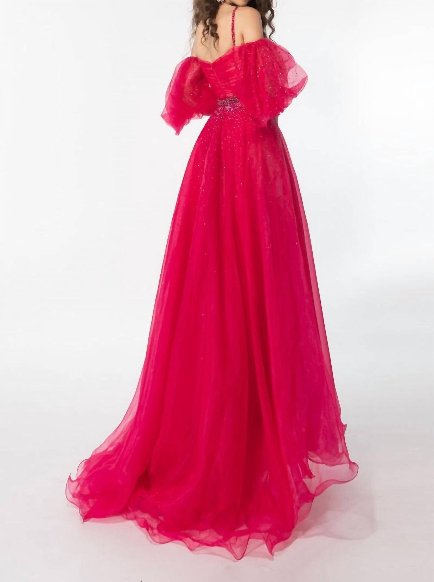 Ava Presley - Off-the-shoulder Gown