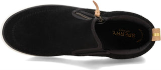 Sperry - Tênis feminino Crest Lug de camurça com zíper lateral