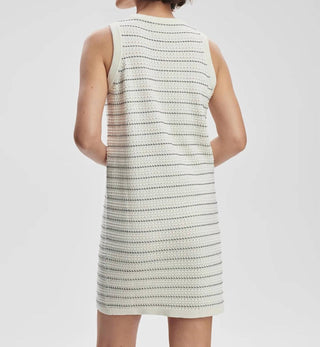 Varley - Mindy Contrast Stitch Knit Dress
