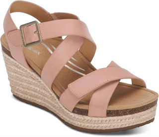 Aetrex - Sandálias ortopédicas femininas Anna Wedge