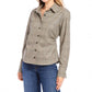 Karen Kane - Sequin Side-Pleat Shirt