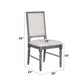 Leventis - Weathered Side Chair - Cream / Gray