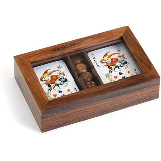 Demdaco - Wood Dice Card Game