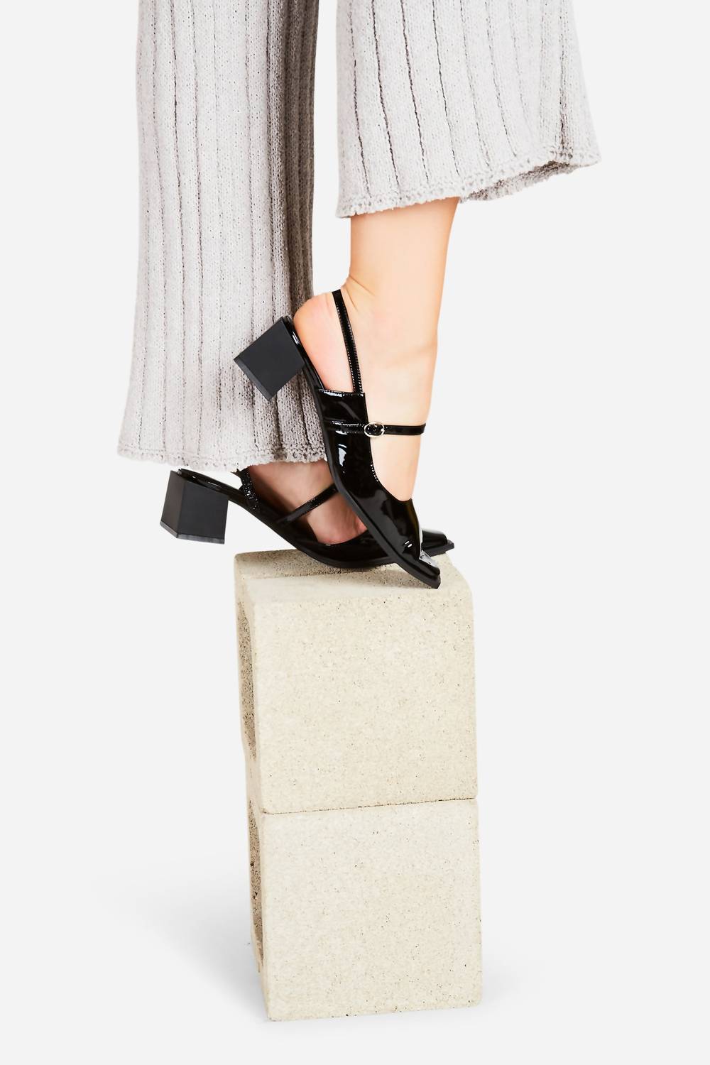 Intentionally Blank - Women's Marche Slingback Vegan Mary Jane Sandals