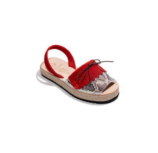 Numa By Spanians - Sandália Anabela Franjas Feminina Estreita