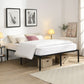 Queen Size Platform Bed with Quiet Support - Black