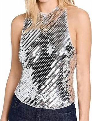 Free People - Top Halter Disco Fever