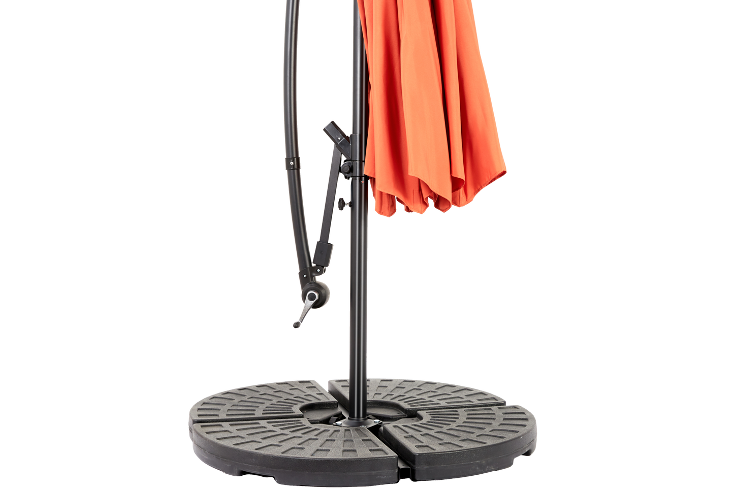 10ft Offset Hanging Market Patio Umbrella with Easy Tilt Adjustment