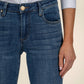 Kut From The Kloth - Amy Mid Rise Crop Straight Leg Jeans