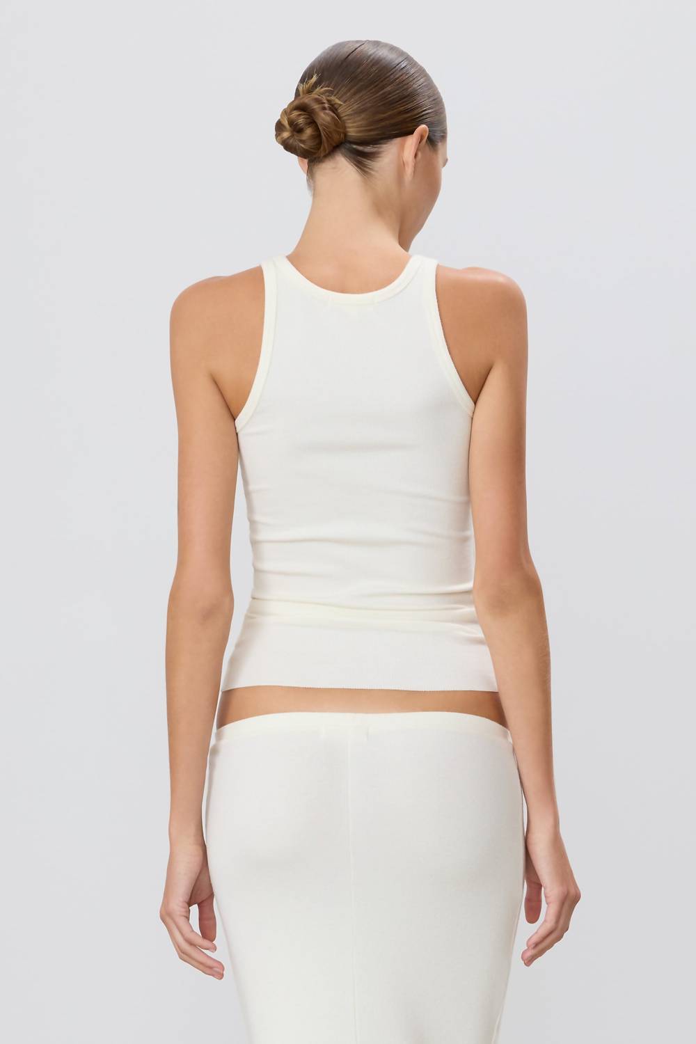 Eterne - High Neck Fitted Tank Top