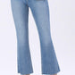 Lovervet - High Rise Patch Pocket Kick Flare Jean