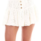 Free People - Roselle Eyelet Mini Skirt
