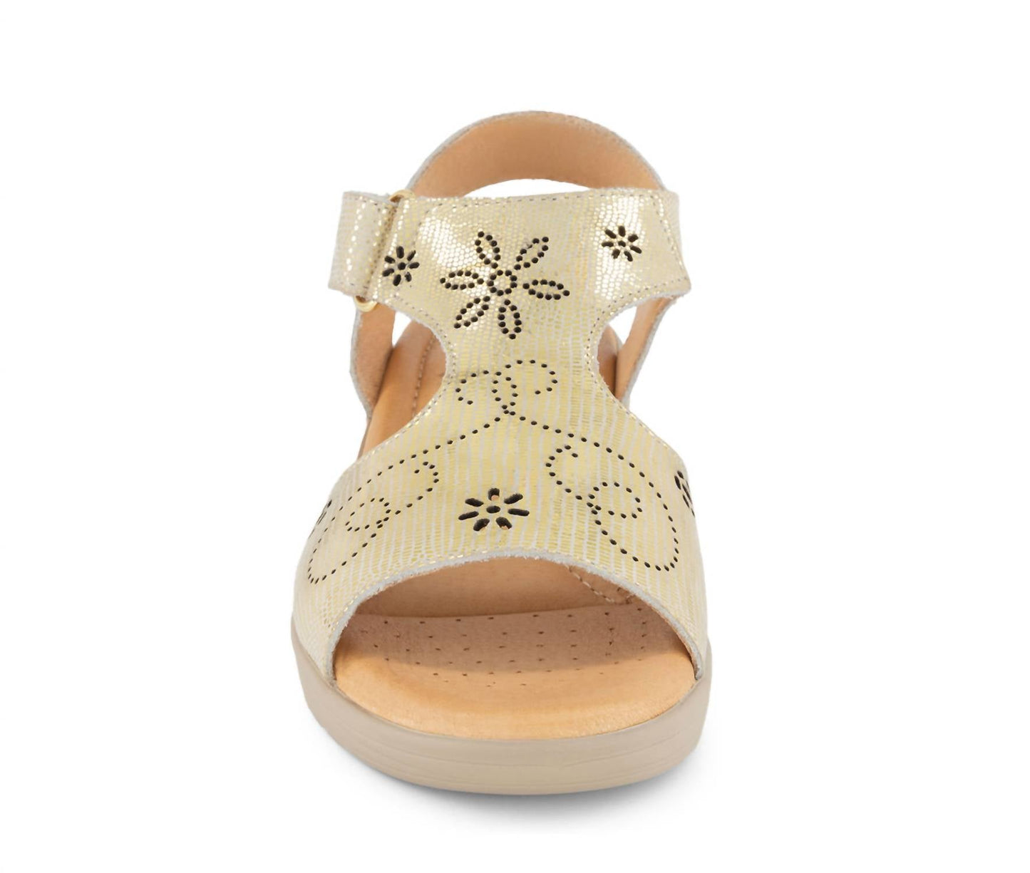 Andrea - Women's Wedge Leather Sandals