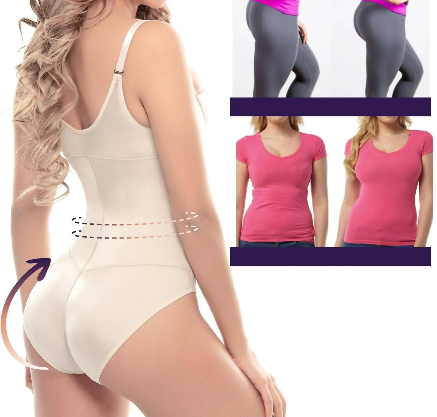 Siluets - Thermal Latex Shaper Panty Style Without Zipper