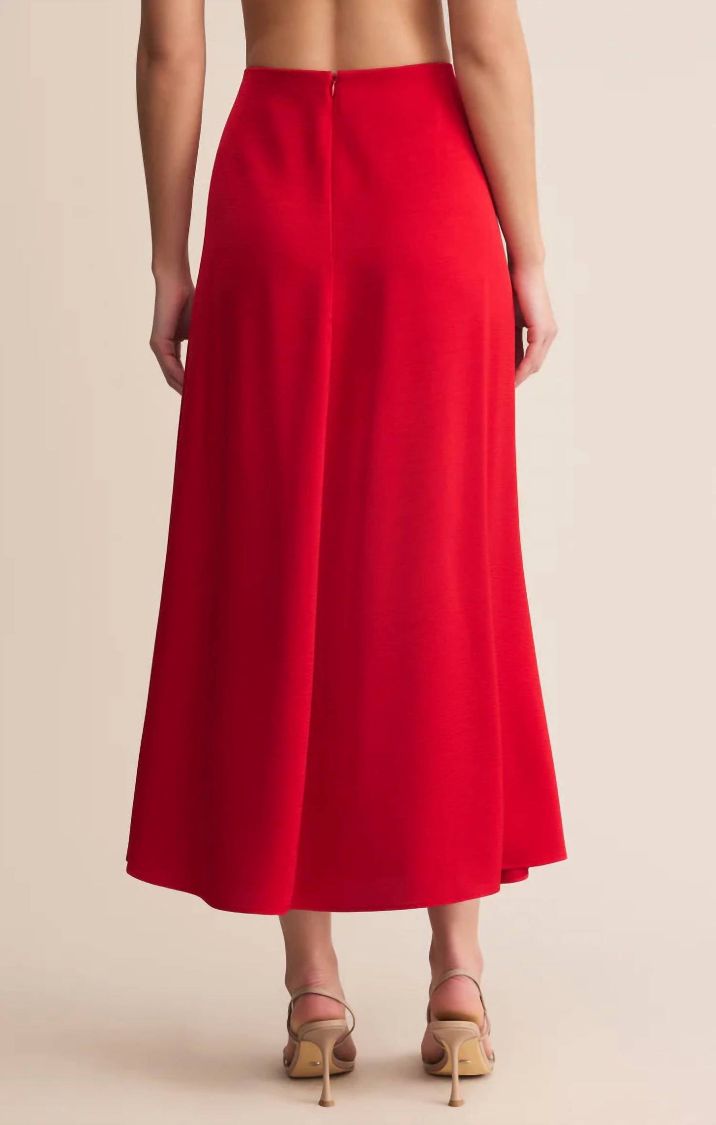 Z Supply - Women's Northpointe Satin Midi Skirt