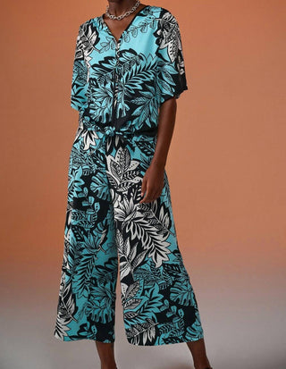 Joseph Ribkoff - Calça com motivos florais e vegetais, estilo 241067