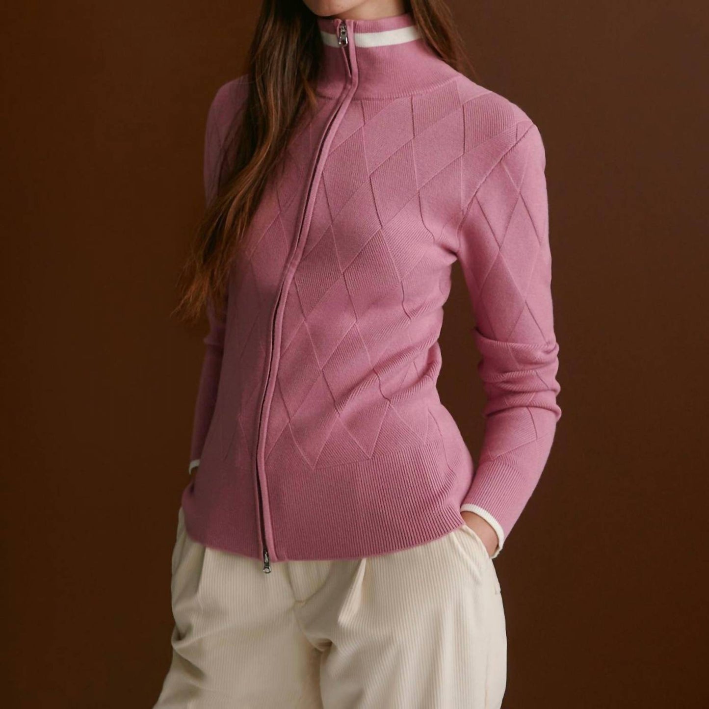 Varley - Barthe Zip Through Knit Jacket