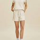 Double Take - Ruffle Sleeve Top And Short Set