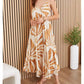 Milio Milano - Abstract Leaf Print Slip Dress