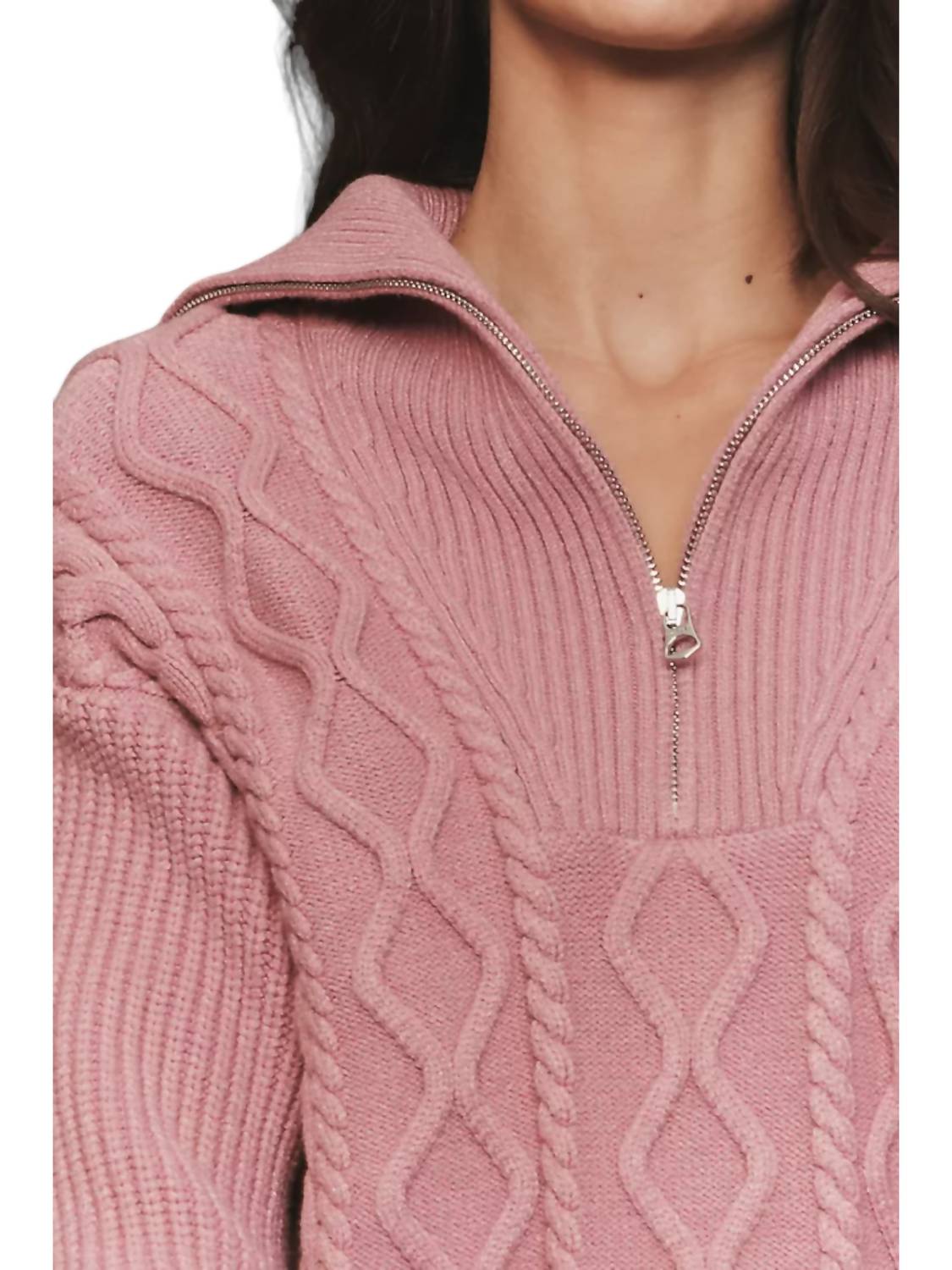 Varley - Didi Relaxed Cable Half Zip Pullover