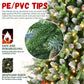 6ft Pre-Lit Artificial Christmas Tree with 380 Warm White LED Lights