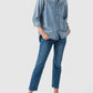 By Together - Denim Button Up Top