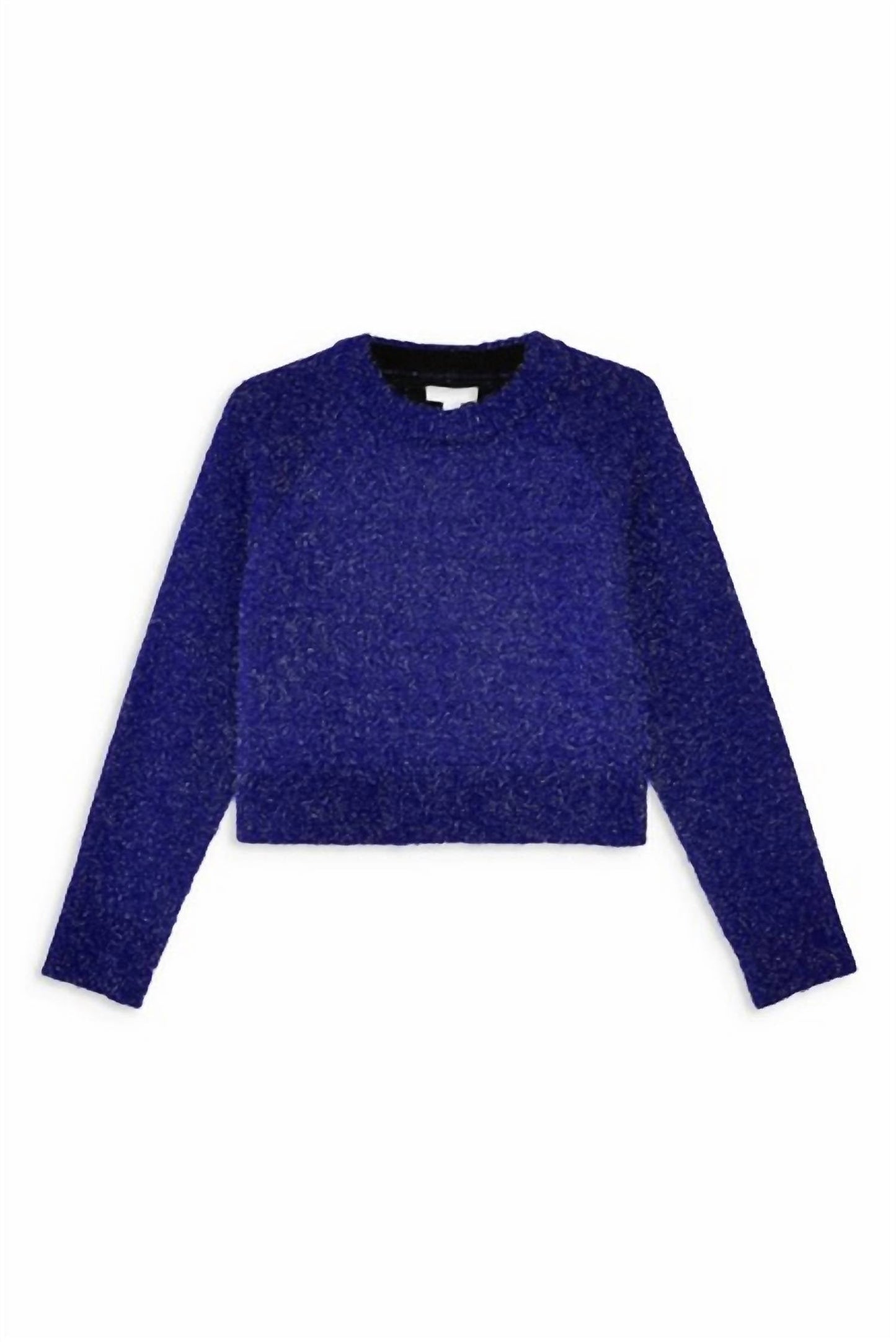 Topshop - Fuzzy Knit Cropped Sweater