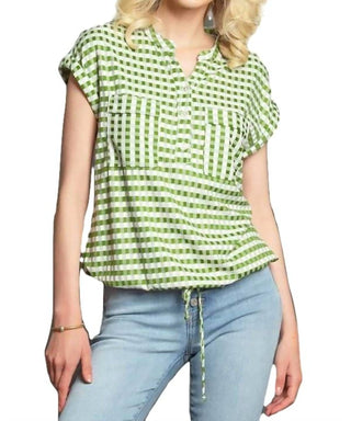 Eva Franco - Nico Gingham Top